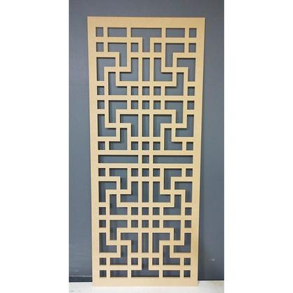 Imagem de Painel Vazado Divisória MDF Shangai Crú