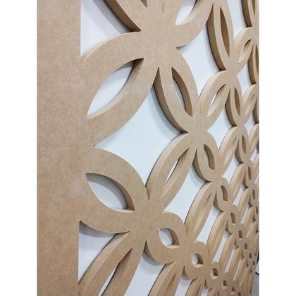 Imagem de Painel Vazado Divisória MDF Valência Crú