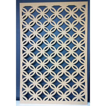 Imagem de Painel Vazado Divisória MDF Valência Crú