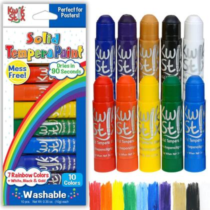 Imagem de Paint Sticks The Pencil Grip Kwik Stix Lavável Kids 10 Rainbow