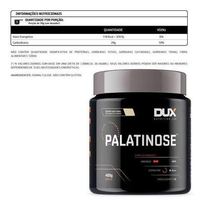Imagem de Palatinose - pote 400g - dux nutrition