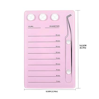 Imagem de Paleta De Cola Para Extensão De Cílios Em Placa Acrílica Para Cílios Postiços Ferramentas De