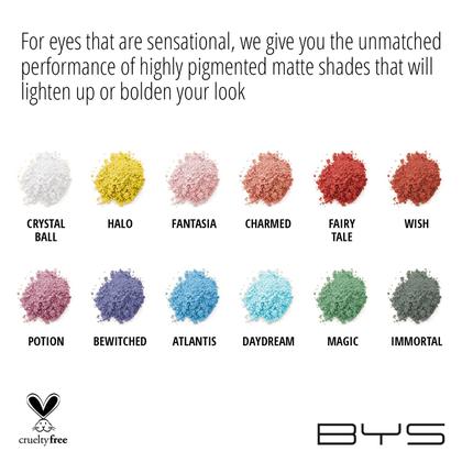 Imagem de Paleta de sombras BYS Fantasy Matte Neon com 12 tons