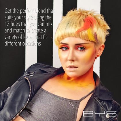 Imagem de Paleta de sombras BYS Fantasy Matte Neon com 12 tons