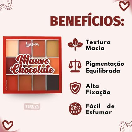 Imagem de Paleta de Sombras Luisance Mauve Chocolate L3223