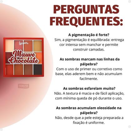 Imagem de Paleta de Sombras Luisance Mauve Chocolate L3223
