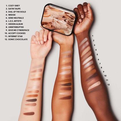 Imagem de Paleta de Sombras MAC Connect In Colour Eye Shadow Palette Unfiltered Nudes
