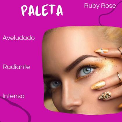 Imagem de Paleta De Sombras Tons Dourados Heated Ruby Rose