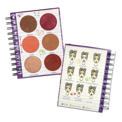 Imagem de Paleta Meu Diário Maquiagem Sombra Blush Iluminador Contorno