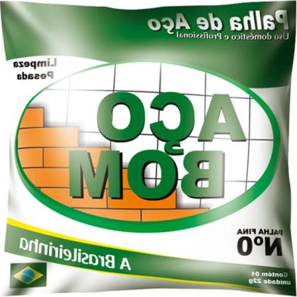 Imagem de Palha De Aco N.0 - 22Gr - Kit C/20 PC