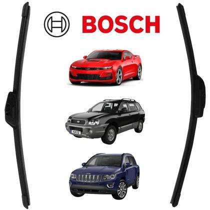 Imagem de Palheta Bosch Dianteira Direita + Esquerda Jeep Compass 2006 A 2016