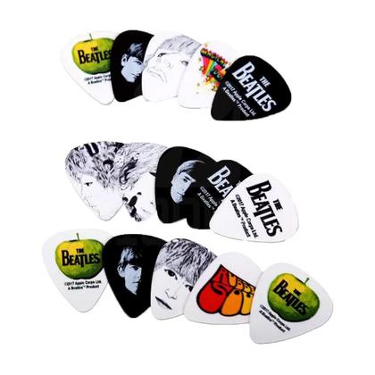 Imagem de Palheta Guitarra Violão The Beatles com Lata Especial SGT Peppers 15 un SGT 1CAB4-15BT3 Planet Waves