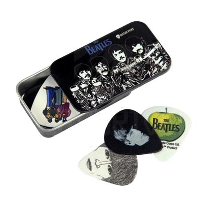 Imagem de Palheta Guitarra Violão The Beatles com Lata Especial SGT Peppers 15 un SGT 1CAB4-15BT3 Planet Waves