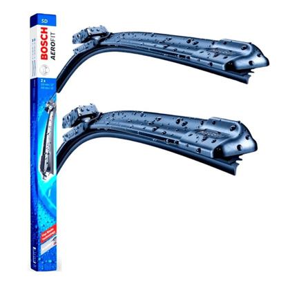 Imagem de Palheta Limpador De Parabrisa Par Dianteiro Silicone Bosh Chevrolet Prisma 2013 2014 2015 2016 2017 2018 - BOSCH