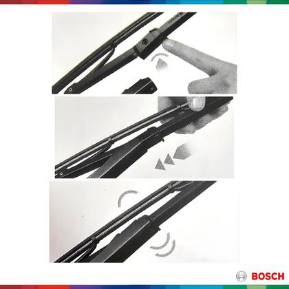 Imagem de Palheta Limpador Dianteiro Traseiro Bosch Corsa 2004 2005 2006 2007 2008 2009 2010 2011 2012