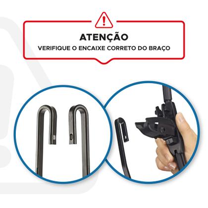 Imagem de Palheta Limpador Parabrisa Bosch Chevrolet Agile 2009 a 2011