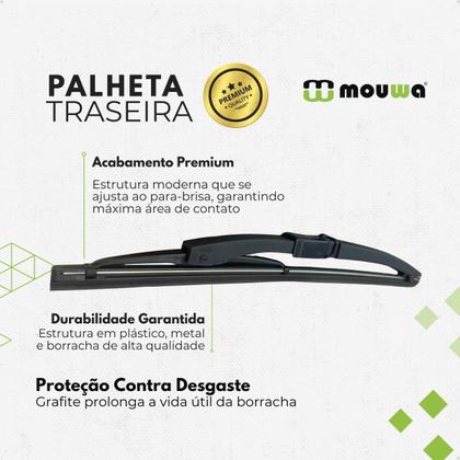 Imagem de Palheta Limpador Traseira Original Mouwa VW Parati Ger 3 4 5 2000 a 2012
