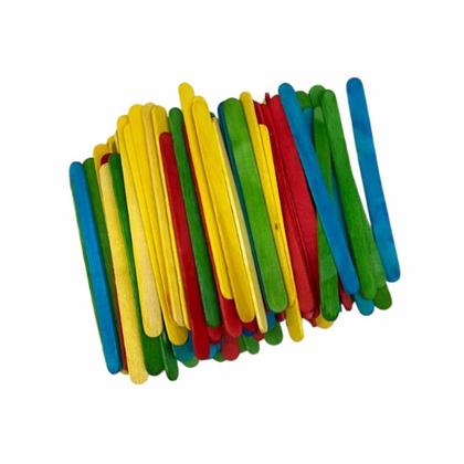 Imagem de Palito de Sorvete Colorido 500 Unidades Theoto