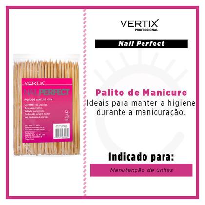 Imagem de Palitos de Madeira Vertix Manicure