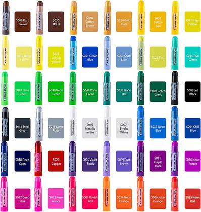 Imagem de Palitos de pintura JOYIN, têmpera lavável de 36 cores para crianças