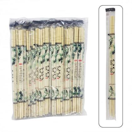 Imagem de Palitos Hashi Waribashi Descartável De Bambú Kit com 500 par