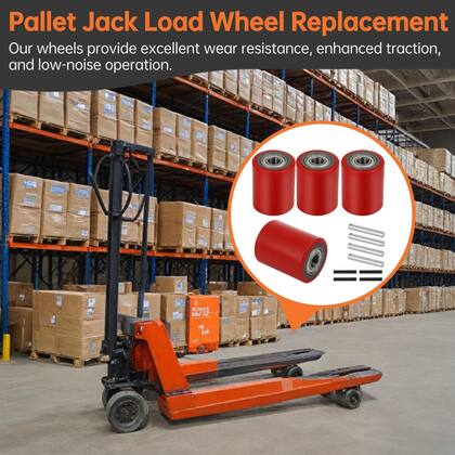 Imagem de Pallet Jack Load Wheels Homaisson com rolamentos de 20 mm (4 unidades)