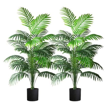 Imagem de Palmeira Artificial Grande (70-120cm) - Folha Tropical Schefflera em Plástico