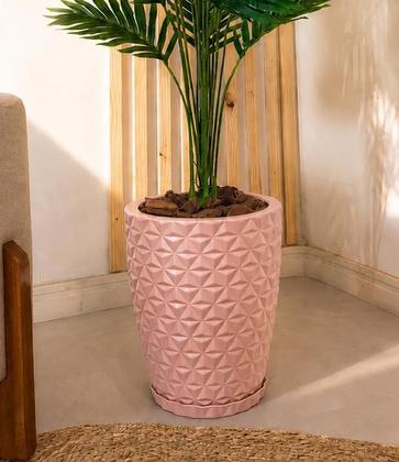 Imagem de Palmeira Artificial Grande Com Vaso Polietileno Completo -