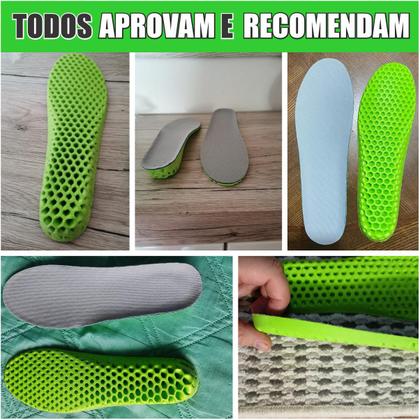 Imagem de Palmilha Anti Impacto Para Correção da Fascite Plantar e Esporão Calcâneo Original