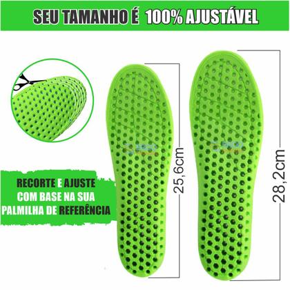 Imagem de Palmilha Anti Impacto Para Correção da Fascite Plantar e Esporão Calcâneo Original