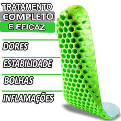 Imagem de Palmilha Anti Impacto Para Correção da Fascite Plantar e Esporão Calcâneo Original