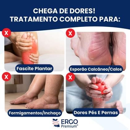 Imagem de Palmilha Anti Impacto para Dor no Pé, Lesões e Fascite Plantar