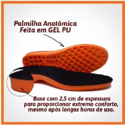 Imagem de Palmilha de PU em Gel Conforto Maximo Flexível Envio Rápido