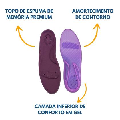 Imagem de Palmilha Memory Foam + Gel Cushion Insoles - Chantal