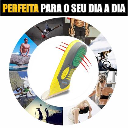 Imagem de Palmilha Para Fascite Plantar e Esporão Com Calcanhar em Gel