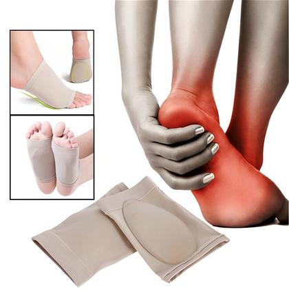 Imagem de Palmilha para fascite plantar meias aliva dores pés esporão