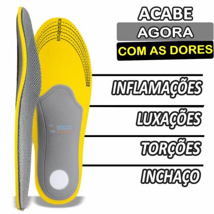 Imagem de Palmilha Pé Chato, Dores Nos Joelhos E Coluna