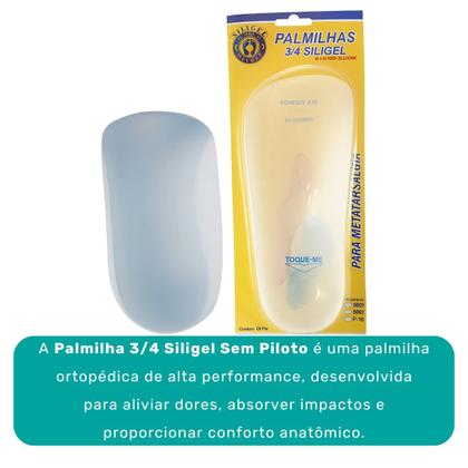 Imagem de Palmilhas 3/4 Siligel com Arco Brando Ortho Pauher