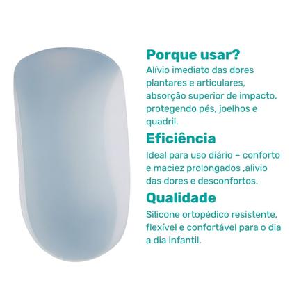Imagem de Palmilhas 3/4 Siligel com Arco Brando Ortho Pauher