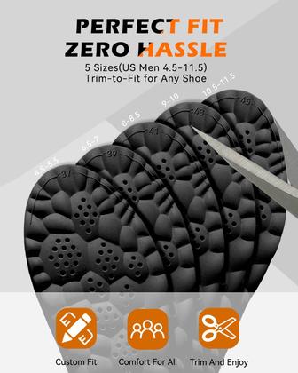 Imagem de Palmilhas MINIQ 4D Cloud Steppers para conforto masculino e feminino