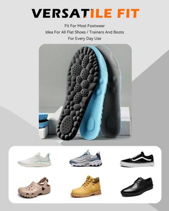 Imagem de Palmilhas MINIQ 4D Cloud Steppers para conforto masculino e feminino