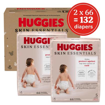 Imagem de Pañales HUGGIES Skin Essentials Talla 5 Paquete de 132 unidades