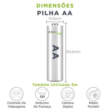 Imagem de Panasonic Eneloop AA 2000mAh 1,2v - 2100 Recargas