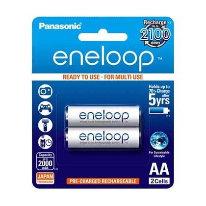 Imagem de Panasonic Eneloop AA 2000mAh 1,2v - 2100 Recargas