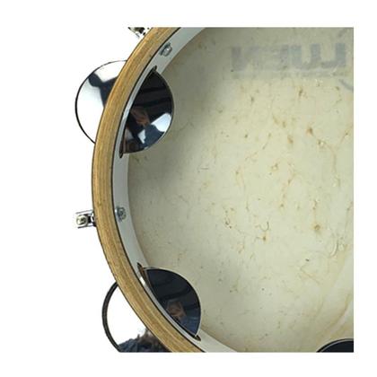 Imagem de Pandeiro 10" Couro Formica Branco Afinação Simples 40051BR - Luen