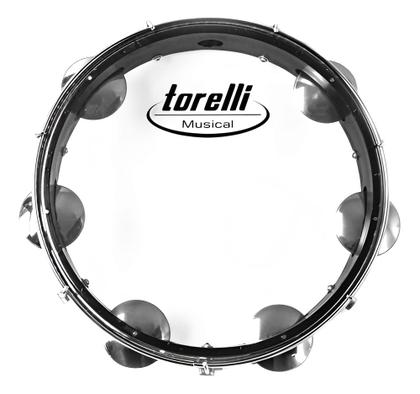 Imagem de Pandeiro 10'' Injetado Em Abs Com Pele Cristal Torelli Tp348