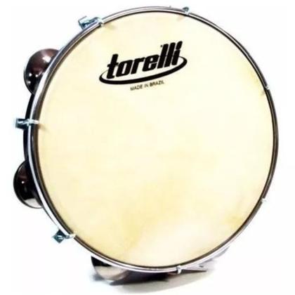 Imagem de Pandeiro 10 Polegadas Pele Animal TP300 - TORELLI