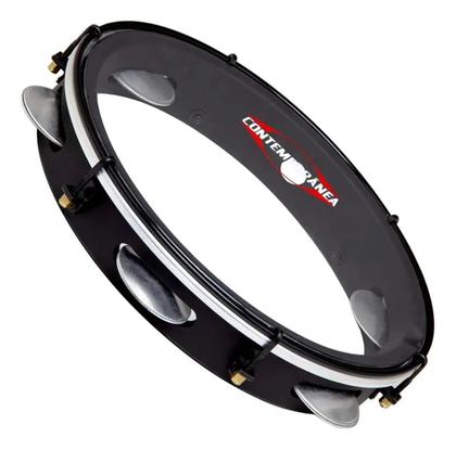 Imagem de Pandeiro contemporanea md 12 pol black light ny 84lbk c/ bag contemporânea 12"