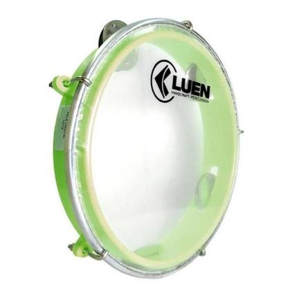 Imagem de Pandeiro Infantil Abs Verde Cítrico Pele Cristal 8" + Capa