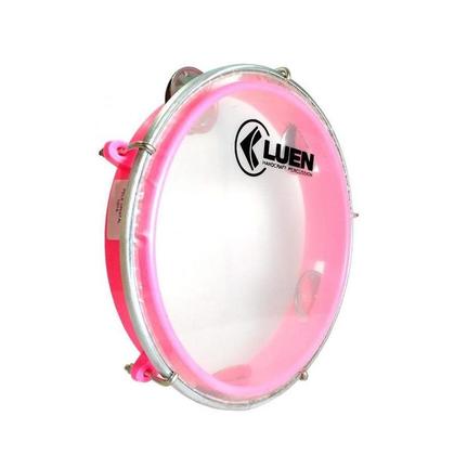 Imagem de Pandeiro Infantil rosa 8 Polegadas LUEN 40084RS